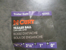 Load image into Gallery viewer, Curt 40005 2-5/16" Trailer Ball 1" x 2-1/8" Shank, 7,500 lbs., Chrome