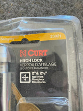 Load image into Gallery viewer, Curt 23021 2" and 2 1/2" Hitch Lock New