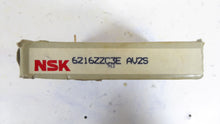 Load image into Gallery viewer, NSK 6216ZZC3E AV2S Single Row Ball BearingBore Diameter: 80 mmOutside Diameter: 140 mmOverall Width: 26 mmClosure Type: 2 Metal ShieldsInternal Clearance: C3-LooseMaterial: Steel