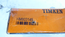 Load image into Gallery viewer, HM803145 - Timken - Tapered Roller Bearing ConeBore Diameter: 1.6250 inCone Width: 1.1563 inCage Material: SteelBearing Material: Chrome Steel