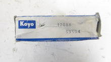 Load image into Gallery viewer, 1208K - Koyo - Self Aligning Ball BearingBore Diameter: 40 mmOutside Diameter: 80 mmOverall Width: 18 mmClosure Type: OpenInternal Clearance: C0-MediumMaterial: Steel