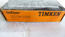 Load image into Gallery viewer, 30215M-9!KM1 - Timken - Tapered Roller BearingBore Diameter: 75mm.Cup Width: 22mm.Outside Diameter: 130mm.Cone Width: 25mm.Closure Type: Open.Overall Width: 27.250mm.Bearing Material: Chrome Steel.