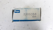 Load image into Gallery viewer, 3306CD3 - Koyo - Angular Contact Ball BearingBore Diameter: 30 mmOutside Diameter: 72 mmOverall Width: 30.2 mmClosure Type: OpenInternal Clearance: CD3-LooseMaterial: Steel
