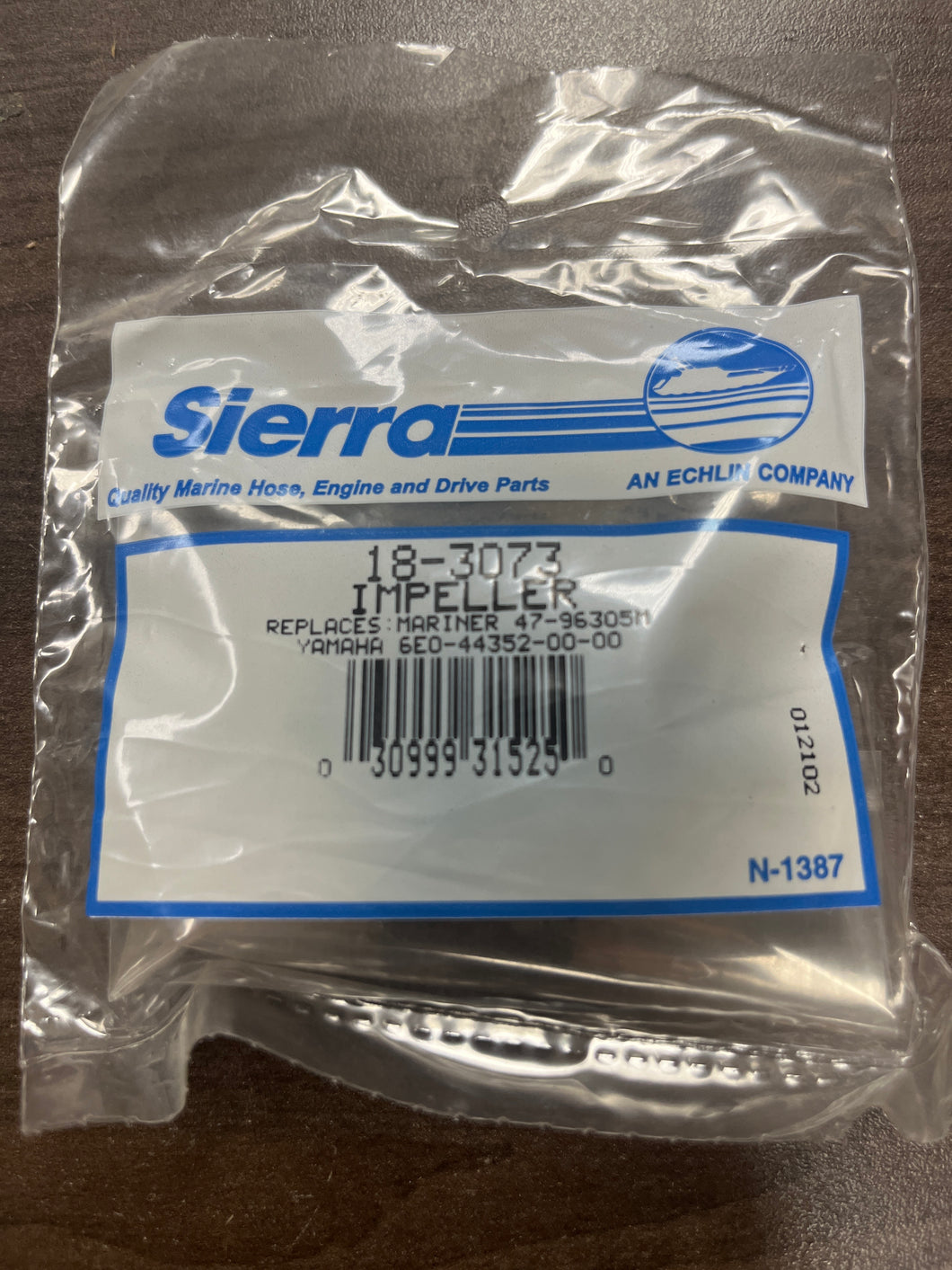 Sierra Marine 18-3073 Impeller Mercury Marine 47-96305M
