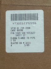 Load image into Gallery viewer, NORTHROP GRUMMAN 4369-508-4553627 SHEET 17 Elbow Flange To Pipe 4730-01-239-2208
