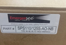 Load image into Gallery viewer, Emergensee SPS-110-125-S-AO-NB Adjustable Output 110W/125VA Inverter
