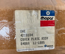 Load image into Gallery viewer, Mopar 4219104 Cover Plate Assy. 2520-01-034-4818
