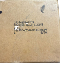 Load image into Gallery viewer, Military 2805-00-354-4289 Bearing Half Sleeve
