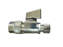 Load image into Gallery viewer, AquaFlo V-500-S E-Z Turn Mini Ball Valve 1/2" CPVC x 3/8" OD Comp
