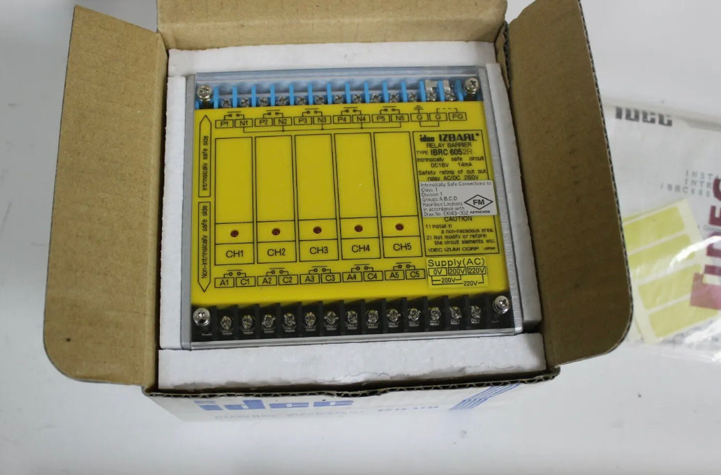 Idec IBRC 6052R Relay Barrier