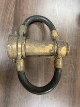 Load image into Gallery viewer, Powhaton BI Works 9" long Vintage Brass Fire Hose Nozzle
