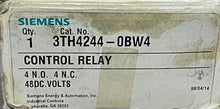 Load image into Gallery viewer, Siemens 3TH4244-0BW4 Control Relay 48 DCV
