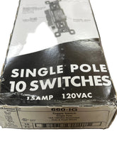 Load image into Gallery viewer, Pass &amp; Seymor 660-IG Toggle Switch's Pack of 10
