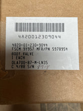 Load image into Gallery viewer, Naval Sea Systems Command 5978954 Valve Body 4820-01-230-9044
