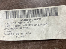 Load image into Gallery viewer, Hamworthy Engineering 34134163 Cylinder Sleeve 4310-00-420-5277
