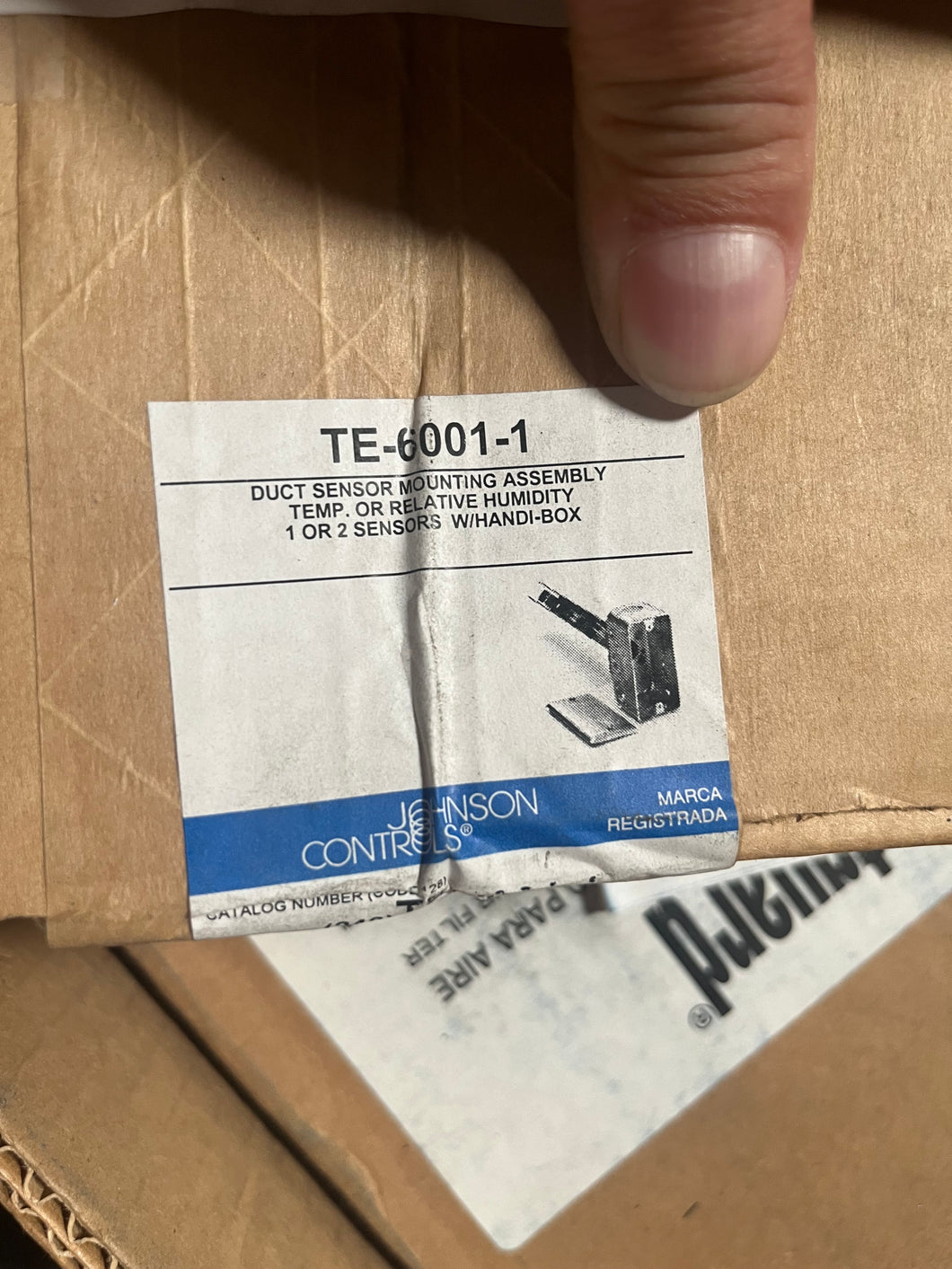 Johnson Controls TE-6001-1 Mounting Assy.