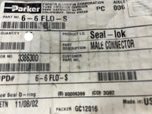 Load image into Gallery viewer, Parker 6-6 FLO-S Seal-Lok Male Connectors Pack of 3
