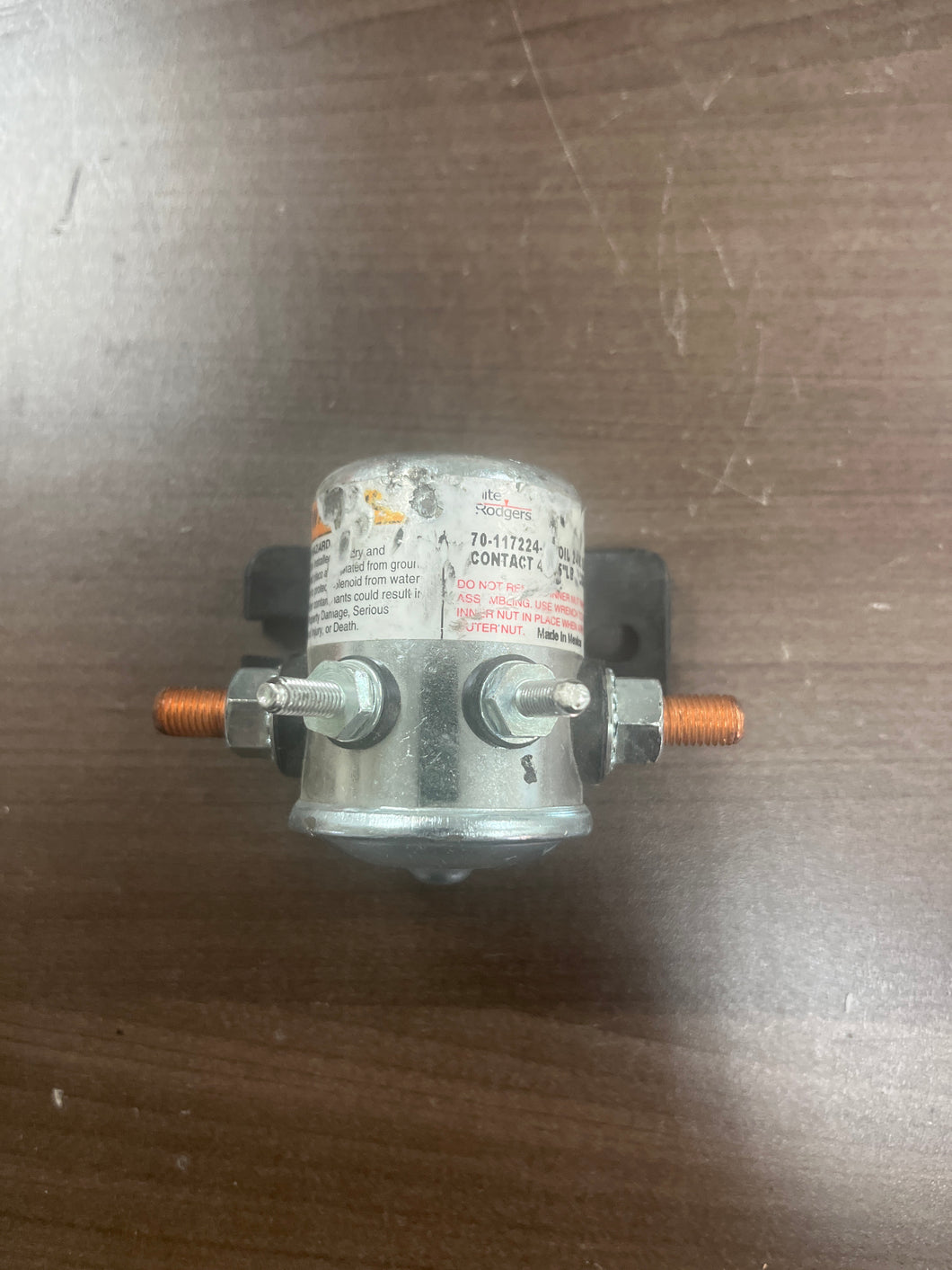 White-Rodgers 70-117224 Solenoid Continuous Duty 24 Volt 50 Amp