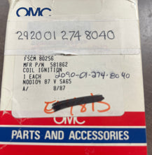 Load image into Gallery viewer, OMC 581862 Coil Ignition Genuine OEM
