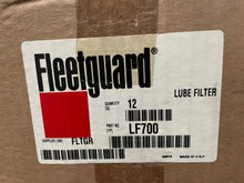 Load image into Gallery viewer, Fleetguard LF700 Oil Filters Box of 12
