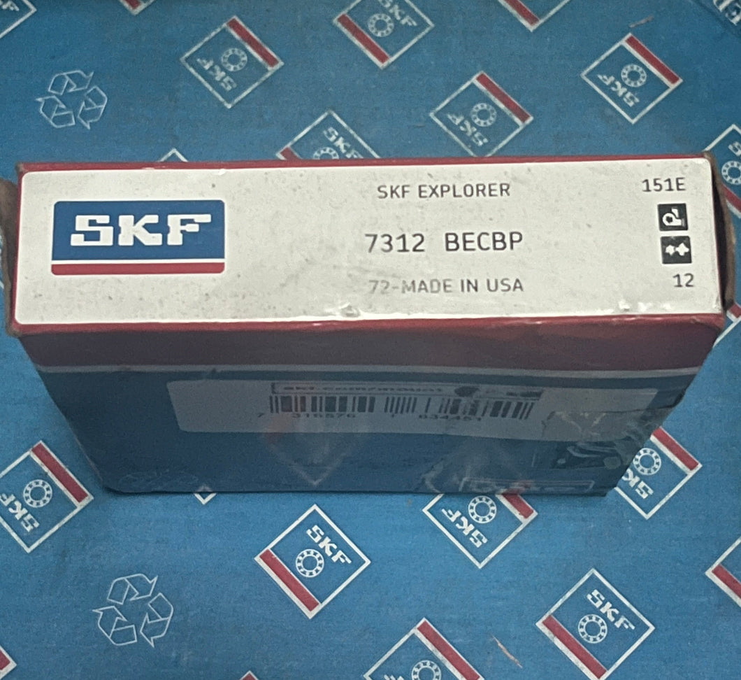 SKF 7312BECBP Single Row angular contact ball bearing