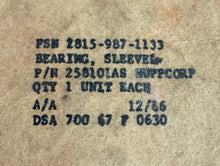 Load image into Gallery viewer, Federal Mogul 258101AS Bearing Set 3120-00-987-1133
