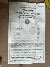 Load image into Gallery viewer, Bendix 229586 Parts Kit RE-4 Valve 2530-00-857-9474
