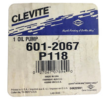 Load image into Gallery viewer, Clevite 601-2067 Oil Pump
