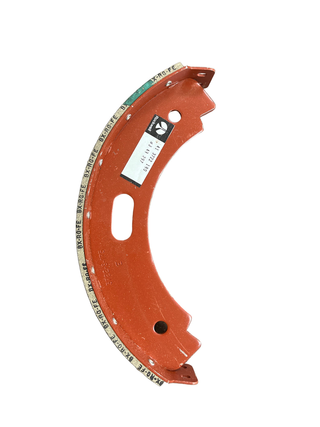 Allison 6758262 Brake Shoe Rockwell A13722180 2530-00-792-3625