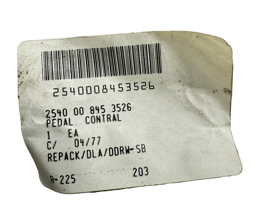 Military 2540-00-845-3526 Pedal Control