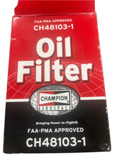 Load image into Gallery viewer, Champion Aerospace CH48103-1 Aircraft Oil Filter
