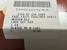 Load image into Gallery viewer, Arrow Lock RC2 Lock Set, Rim 5340-01-034-6969
