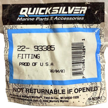 Load image into Gallery viewer, Quicksilver/Mercur Marine 22-93385 Fitting, Fuel Pump
