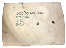 Load image into Gallery viewer, Delco-Remy 1107458 Starter 2920-00-627-6602
