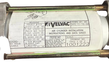Load image into Gallery viewer, Velvac 100122 Air Cylinder 2 1/2 in Bore Dia, 4 in Stroke Lg, Aluminum, Clevis, Magnetic Piston
