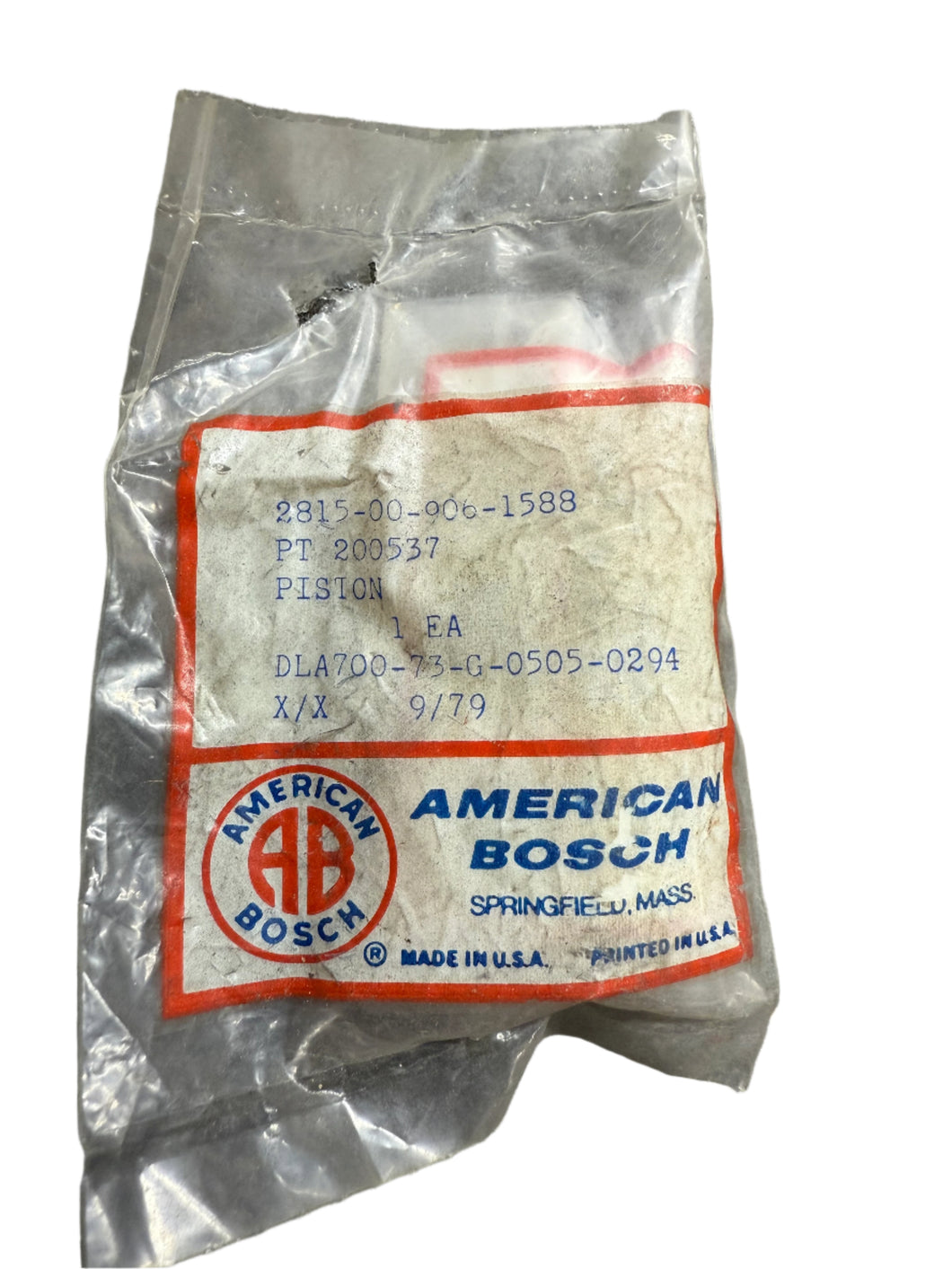 Bosch 200537 Piston 2815-00-906-1588