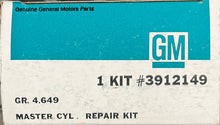 Load image into Gallery viewer, GM 3912149 Master Cylinder Repair Kit
