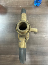 Load image into Gallery viewer, Powhaton BI Works 9" long Vintage Brass Fire Hose Nozzle
