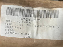Load image into Gallery viewer, Davies Precision Machinery 2640-611 Valve, Ball 4820-01-217-2587
