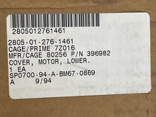 Load image into Gallery viewer, OMC 396982 Cover Assy. Motor, Lower 2805-01-276-1461
