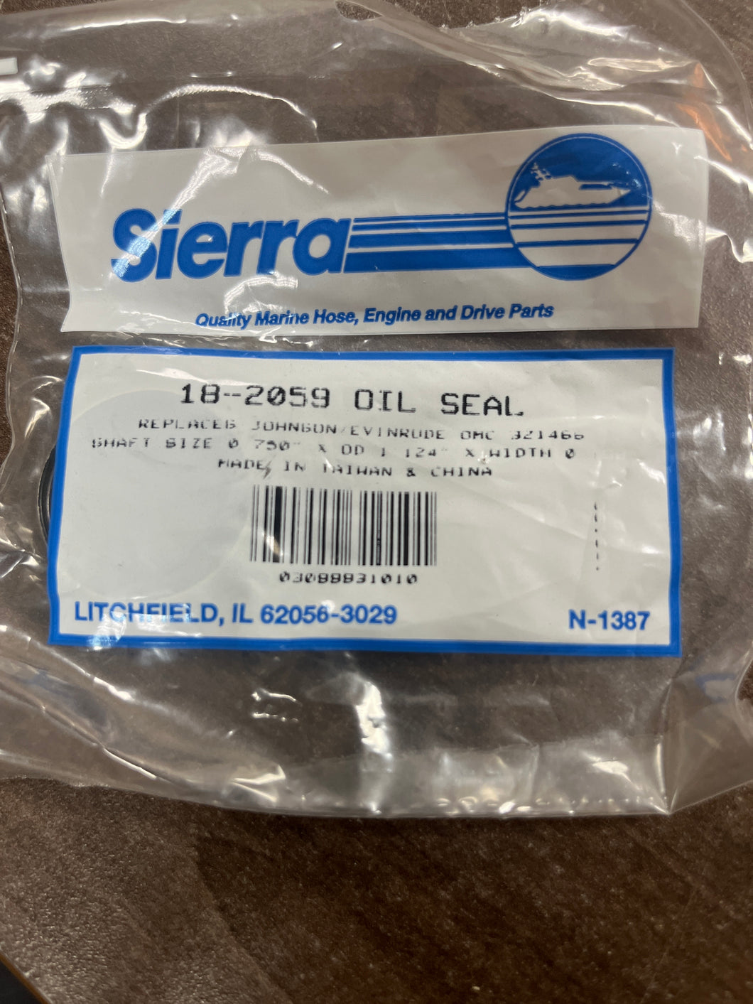 Sierra Marine 18-2059 Oil Seal OMC 321466