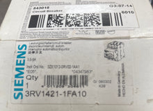 Load image into Gallery viewer, Siemens 3RV1421-1FA10 Circuit Breaker
