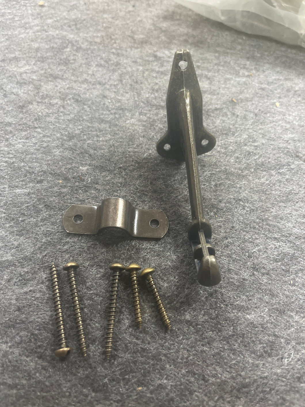 STANLEY 57-1056 Hand Rail Bracket Antique Brass Pk of 10