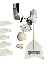 Load image into Gallery viewer, WindEnergy7 24V Wind Turbine with wind/solar hybrid charge controller
