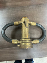 Load image into Gallery viewer, Powhaton BI Works 9" long Vintage Brass Fire Hose Nozzle
