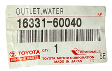 Load image into Gallery viewer, Toyota 16331-60040 Water Outlet

