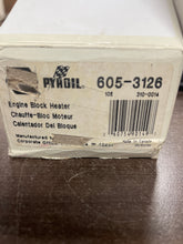 Load image into Gallery viewer, NAPA Pyroil 605-3126 Engine Block Heater for many GM 76-90 models
