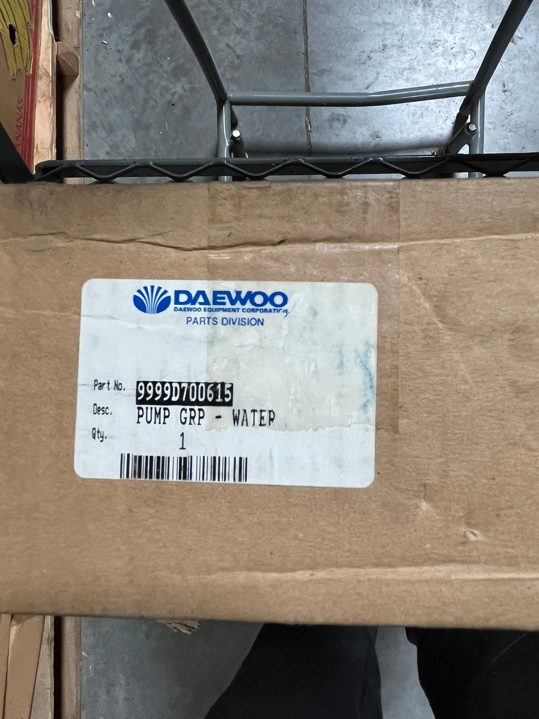 Daewoo 9999D700615 Water Pump GRP