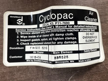 Load image into Gallery viewer, Clark 1615458 Air Cleaner Donaldson FWG06-5213
