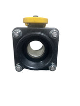 Load image into Gallery viewer, Banjo V200 2 Inch Standard Port Poly 4-Bolt Ball Valve 200 Max PSI FKM Seals
